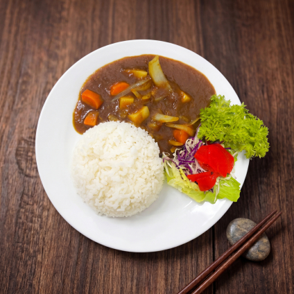 Cơm cà ri rau củ (Cury Rice)